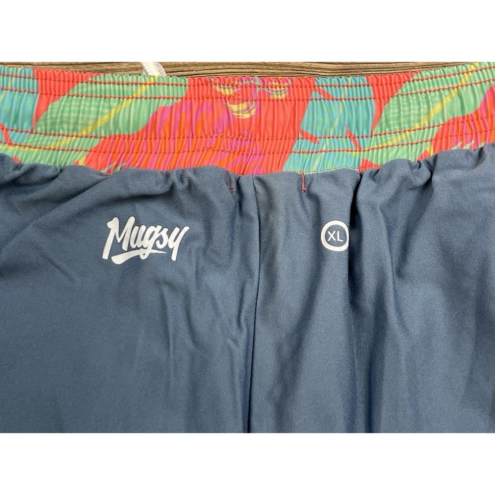 Mugsy Shorts Mens XL Swim Trunks Lined Performance Beach Surf Summer Resort - Picture 12 of 12